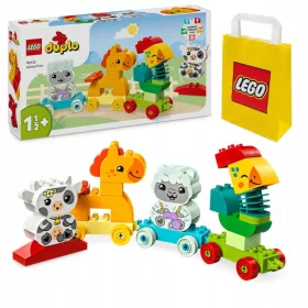 LEGO Duplo 10412 Živalski vlak + LEGO papirnata vrečka