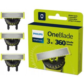   Brivnik z nadomestnimi rezili Philips OneBlade 360 Set 3 kosov
