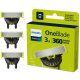Brivnik z nadomestnimi rezili Philips OneBlade 360 Set 3 kosov