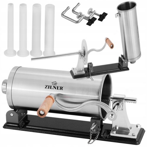 Horizontalna polnilnica Zilner PROFESSIONAL 4 kg 4L za KLOBASE MESO

Optimized description:
Profesionalna horizontalna polnilnica Zilner je nepogrešljiva pri domači proizvodnji mesnih izdelkov. Izdela