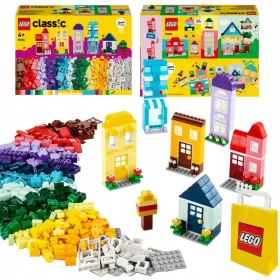  LEGO Kreativni komplet Hiše Classic 11035 večbarvna + VP papirnata vrečka LEGO 6315794 velika