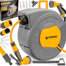 AVTOMATSKI BĘBEN ZWIJACZ NA WĄŻ OGRODOWY 1/2" 20m