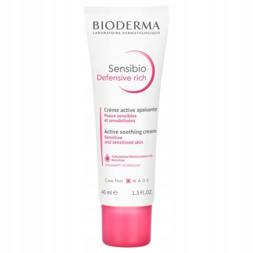 Bioderma Sensibio Defensive Rich: Vlažilna Krema za Občutljivo Kožo