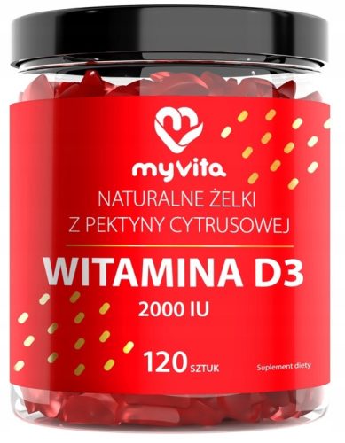 Žvečljivi bonboni Vitamin D3 2000IU - naravne sestavine, 120 kosov