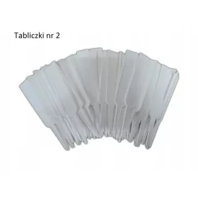  Stoječi znak bel 17 x 9 cm 1 kos.