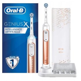   Oral-B Genialni X 20000N Rose Gold Električna Zobna Ščetka