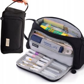 Kreativna Dvojna Šolska Torbica za Peresa