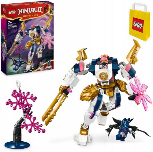 LEGO Ninjago Sora's Elemental Technology Robot 71807 + LEGO Paper Bag