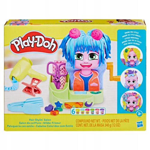 HASBRO Frizerski salon Play-Doh Stylista za ustvarjanje pričesk F8807