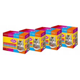Mokra mačja hrana z okusi Bazilika 1,2 kg