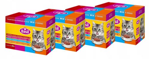 Mokra mačja hrana z okusi Bazilika 1,2 kg