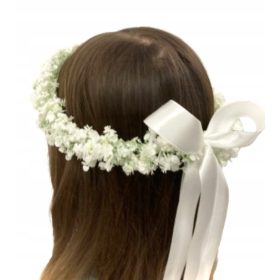   Obhajilni venček za obhajilo, slovensko ročno delo, belo-pistacijevo zelen, obhajilo 2024