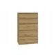 Elegantna Komoda Malwa M5 ARTISAN 70 x 40 x 112 cm hrast