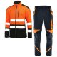 Delovne hlače z odsevnimi elementi Keilor NEOFLEX + Polar REFUS 46 Oranžne