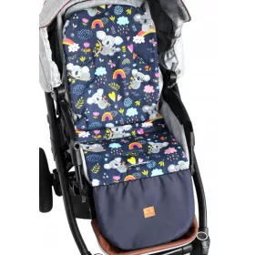    Vložek za otroški voziček, nepremočljiva opora za noge Kiro XL 90 cm