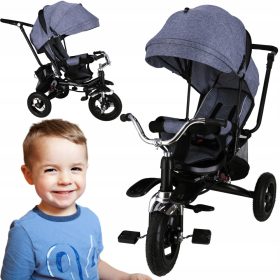   Rowerek Trike Fix V3 Pro z Daszkiem Obracany XL + Naklejki EcoKidWood