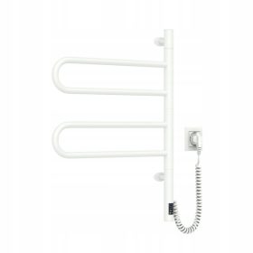   Električni kopalniški radiator NAVIN Fouette Sensor 128 W 480 x 600 mm bel