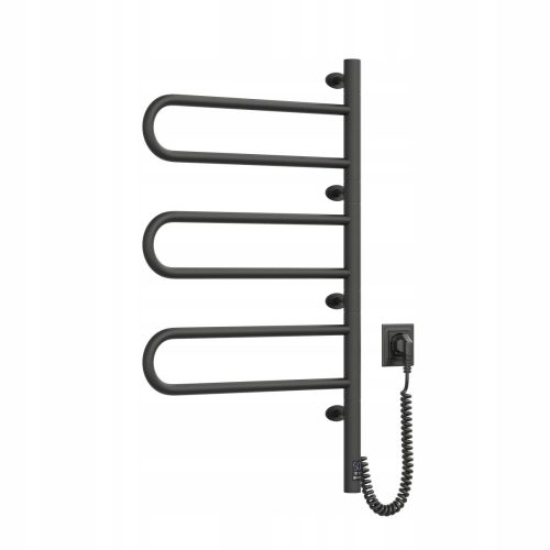 Električni kopalniški radiator Fouette Sensor črna 480x800 mm
