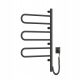 Električni kopalniški radiator Fouette Sensor črna 480x800 mm