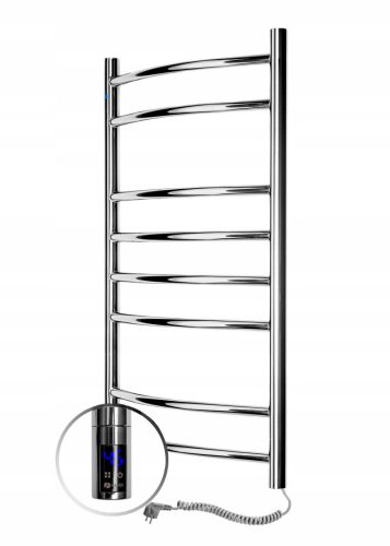 Električni kopalniški radiator CAMELLIA Sensor 480x800 mm desni krom