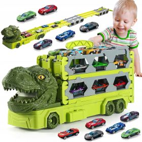 Tovornjak Dinozaver z Avtovleko in Avtomobilsko Stezo