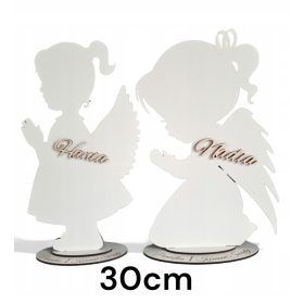 Leseni angel Prvo sveto obhajilo Spominek punčka M 30cm
