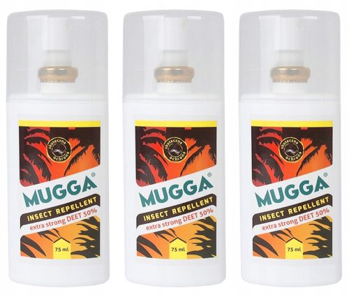 Razpršilec proti komarjem in klopom Mugga 50% DEET 225 ml