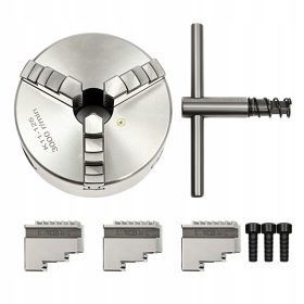   125MM samocentrirna vpenjalna glava za stružnico s 3 čeljustmi