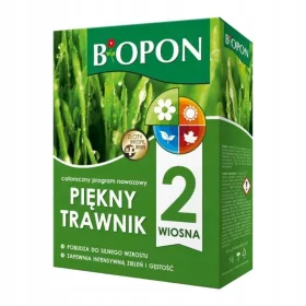   Najboljše večkomponentno gnojilo za trato Biopon Zrnca 2 kg 1 l