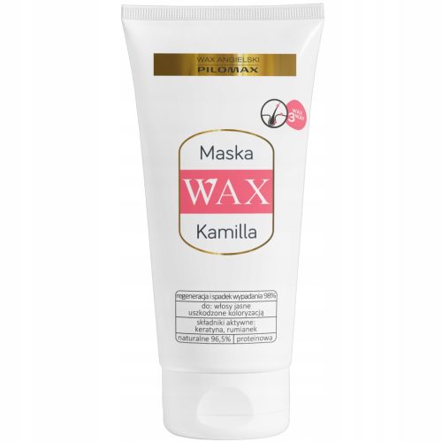 Maska za barvane lase Kamilla Pilomax z voskom, 200 ml