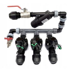 Razdelilni komplet 3 elektromagnetnih ventilov 100HV filter