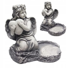 Angelova nagrobna figura iz mavca za okrasitev vrta in groba
