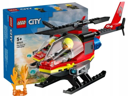 LEGO City 60411 Reševalni helikopter za gasilce