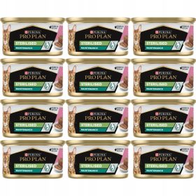   PRO PLAN Sterilizirana Mokra pašteta z lososom in tuno za mačke 85 g