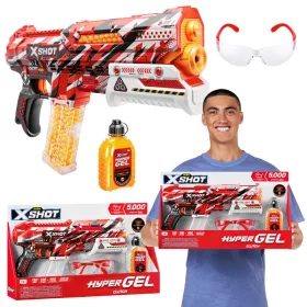   ZURU X-SHOT HIPER GEL LANSIRNI PIŠTOLE ZAJOBNICA SET KROGLICE ZAŠČITNA OČALA