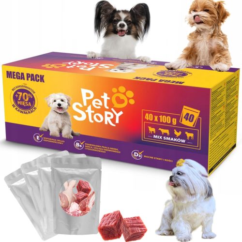 PetStory Slovenska mokra mešanica za pse majhnih pasem 4 kg