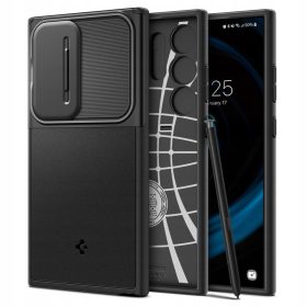   Spigen Camshield Optik Armor ovitek za Samsung Galaxy S24 Ultra Črna