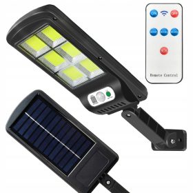   Lampa solarna Verk Group 90W 1200 lm s 96 LED diodami, senzorjem gibanja in zmierzhu