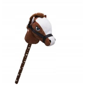 MEHKA KONJSKA GLAVA NA PALICI Z ZVOKOM KONJA