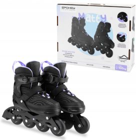 Spokey MATTY TIE-DYE nastavljivi rolerji velikosti 35-38