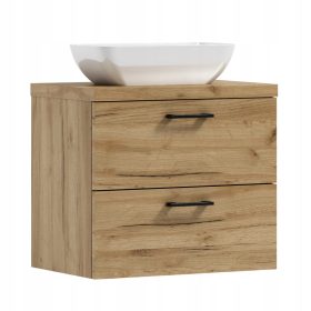   LUNA 60 kopalniška omarica s pravokotnim pultom za umivalnik - Barve