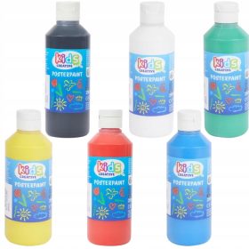 Kids Kreativne barve za plakate 6 kosov x 250 ml