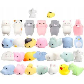 Kawaii Mochi Mini Squishies za živali 30 kosov