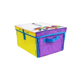   Magna-Tiles magnetne kocke - Skrinja za shranjevanje in interaktivna podloga - 1 kos