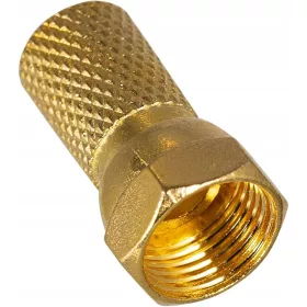    F VTIČ ZA KOAKSIALNI ANTENSKI KABEL CU GOLD eFka VAYOX 6,8 mm - 5 KOS