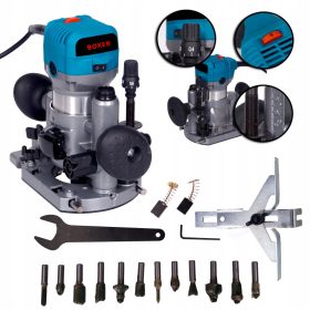 ZMOGLJIV REZKALNI STROJ BX-215 2500W 6/8MM + 12 REZKALOV