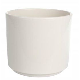   Ceramični cvetlični lonec Griebling Krem 22,5 cm Premer 22,5 cm Okrogla oblika