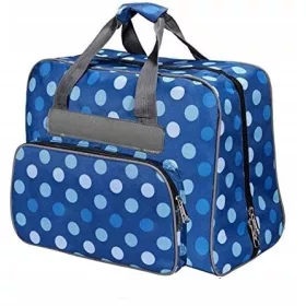 TORBA ZA PRENAŠANJE ŠIVALNIH STROJEV, MODRA VZORČASTA