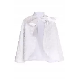 Prvo obhajilno ogrinjalo z umetnim krznom, velikost 152