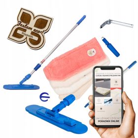 Flat Raypath Mop ročaj z vrtljivim zglobom in blazinicami